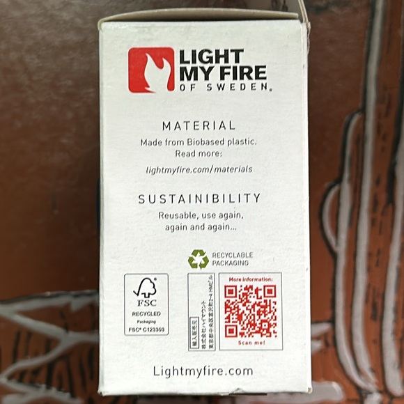 Light My Fire *NIB* 240ML Bioplastic Pack-Up Collapsible Cup, Blue - Picture 5 of 10